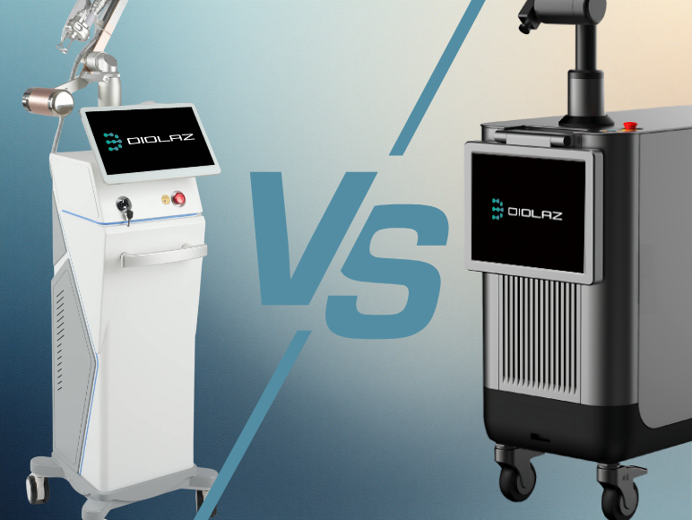DioLaz Picosecond vs Fractional CO2 Lasers: A Comparison for Clinics