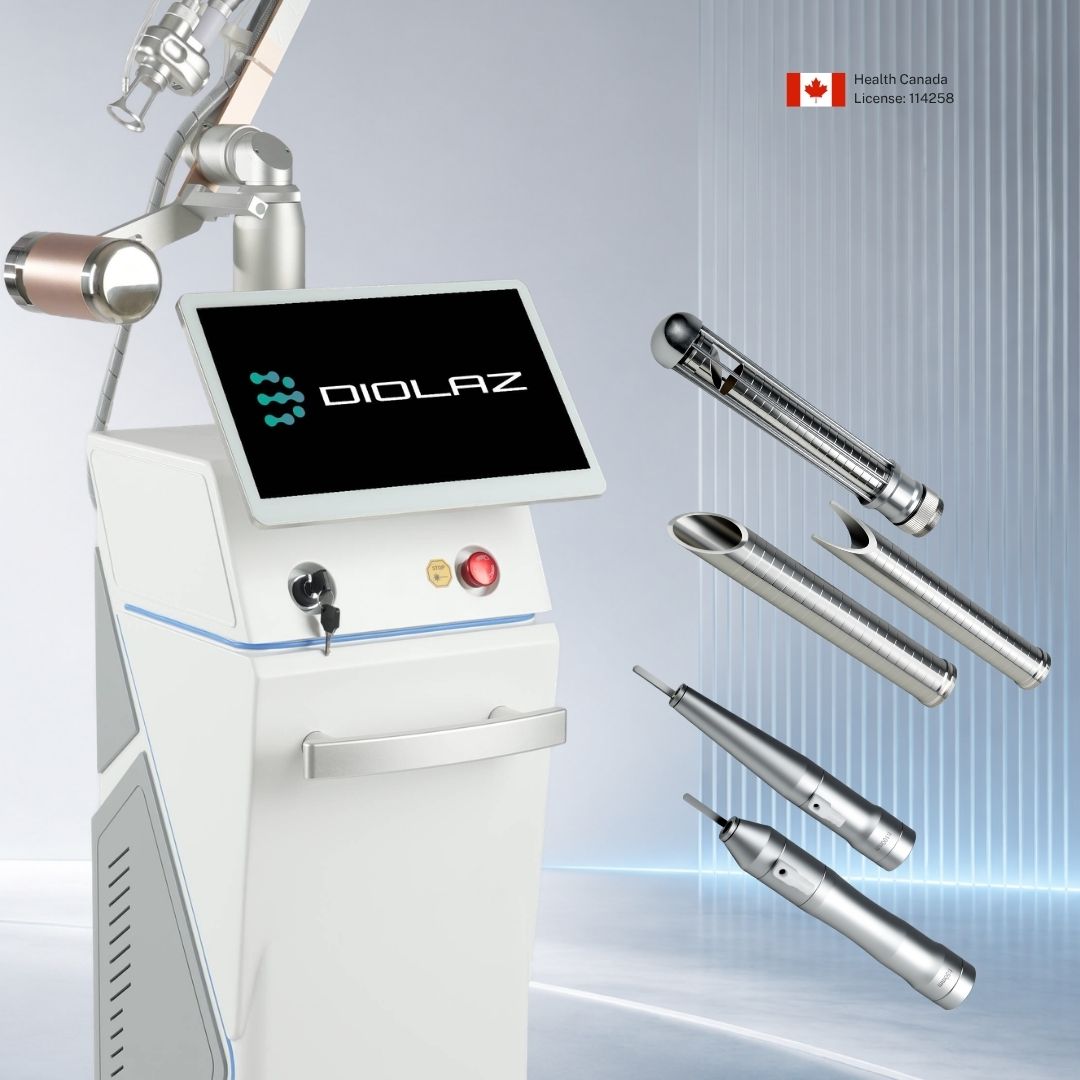 Appareil de resurfaçage cutané au laser CO2 fractionné homologué par Santé Canada de DioLaz