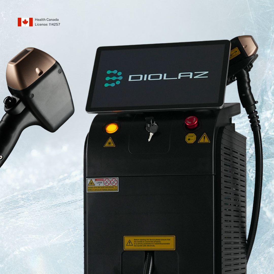 DioLaz Health Canada Licensed Hair Removal Laser Machine 3 Wavelengths
