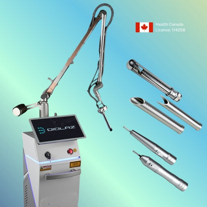 Appareil de resurfaçage cutané au laser CO2 fractionné homologué par Santé Canada de DioLaz