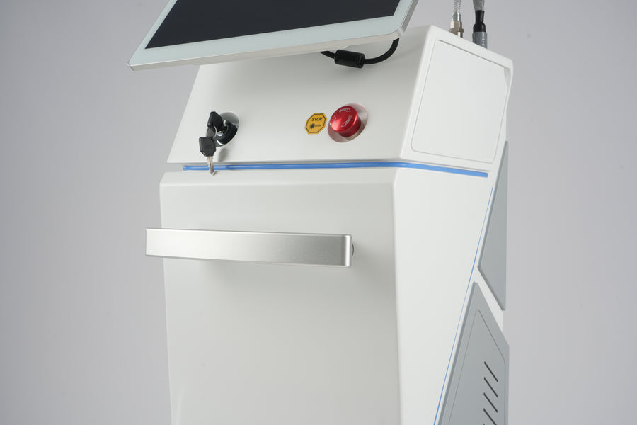 DioLaz CO2 laser touchscreen and controls