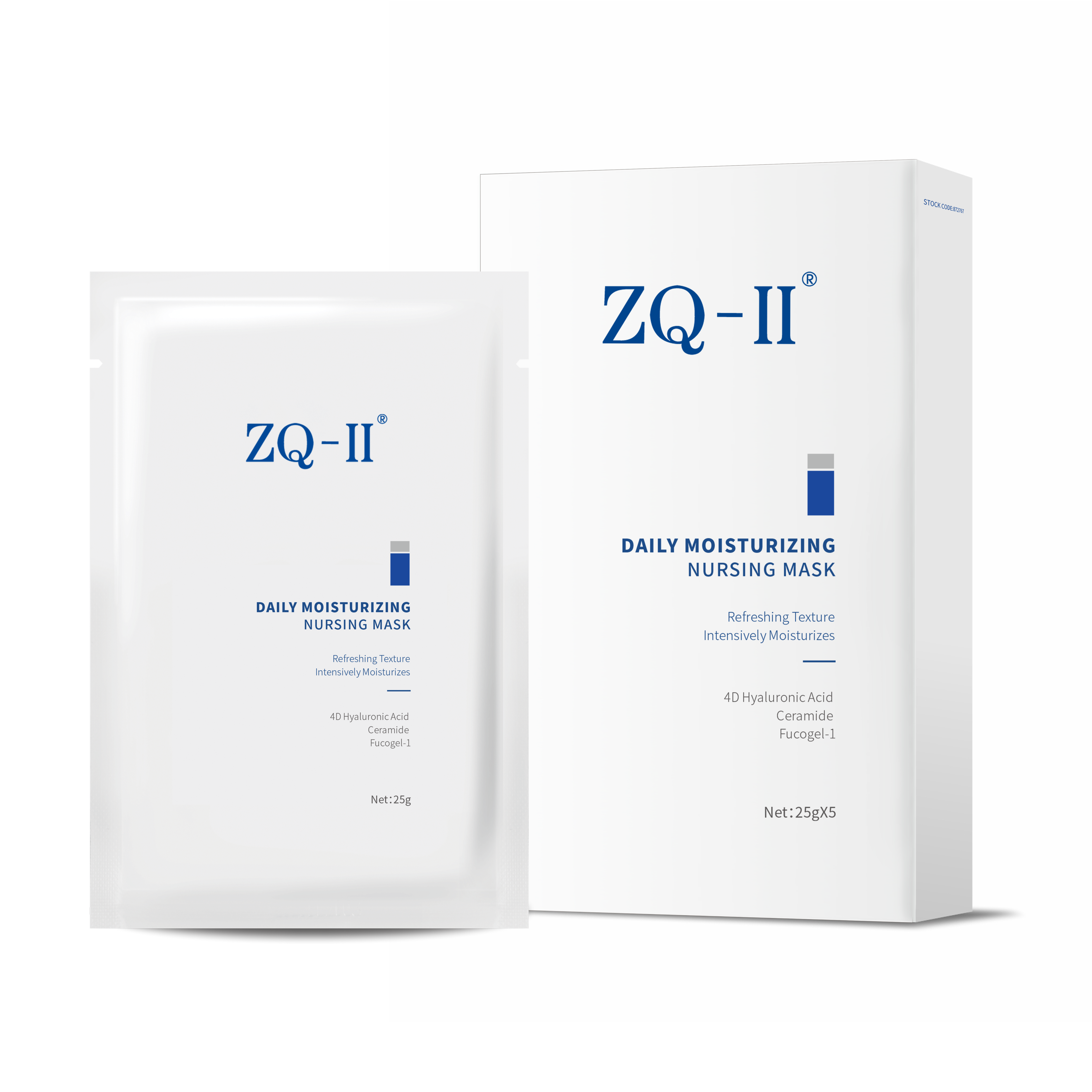 ZQ-II Daily Moisturizing Nursing Mask 25g×5pcs