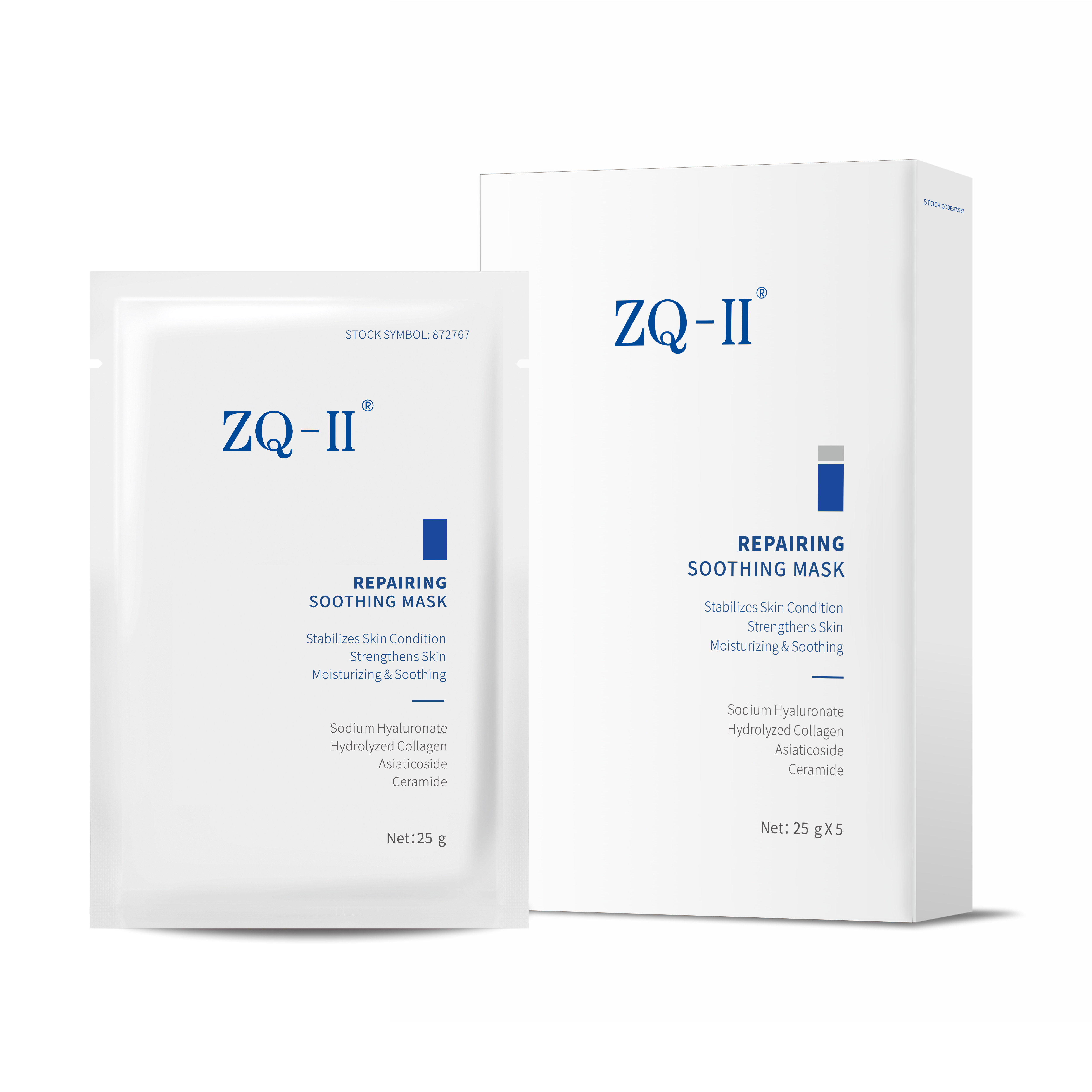 ZQ-II Repairing Soothing Mask 25g x 5