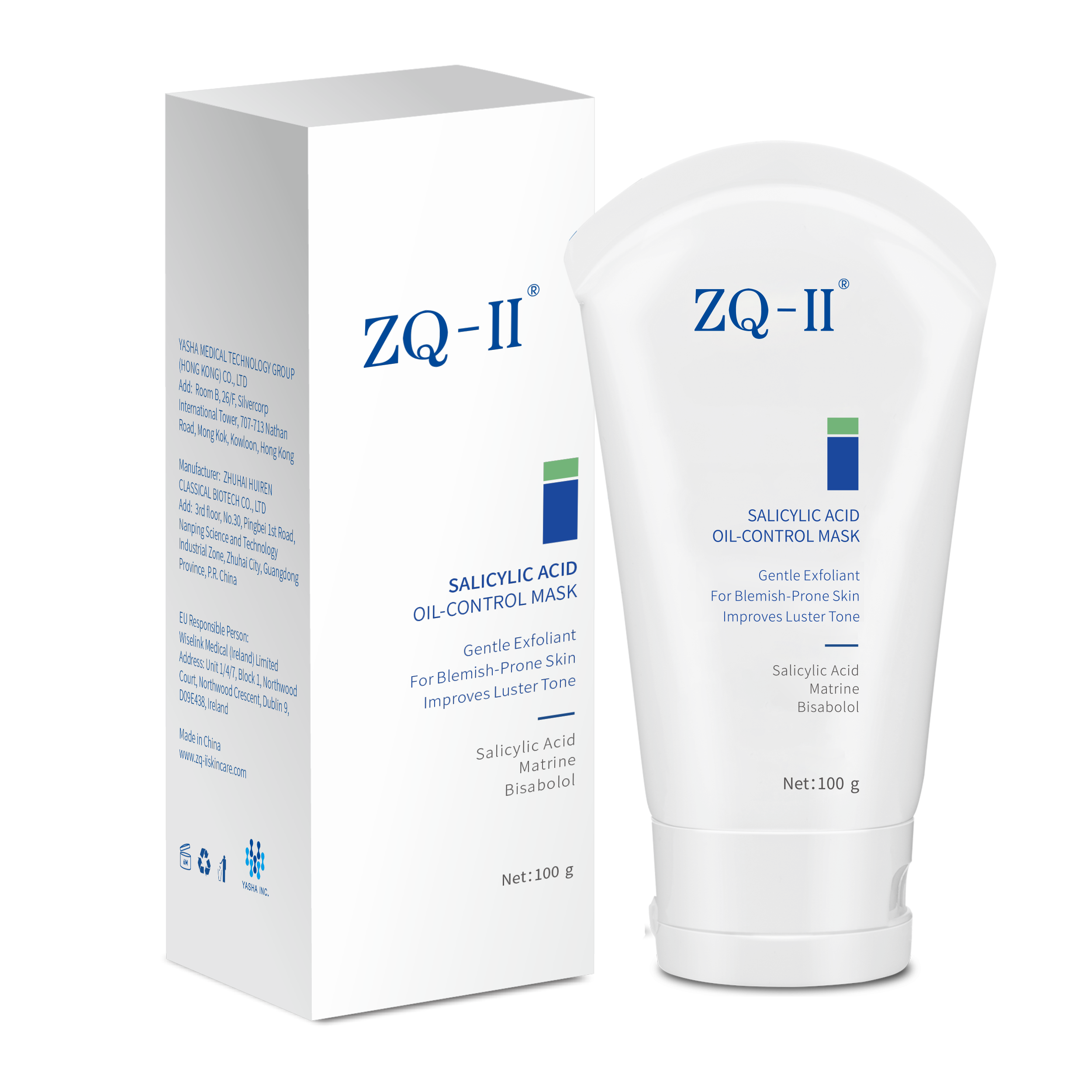 ZQ-II Salicylic Acid Oil-Control Mask 100g