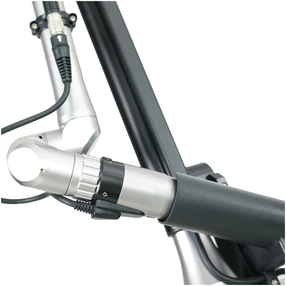 DioLaz Picosecond Laser articulated arm isolated on a transparent background